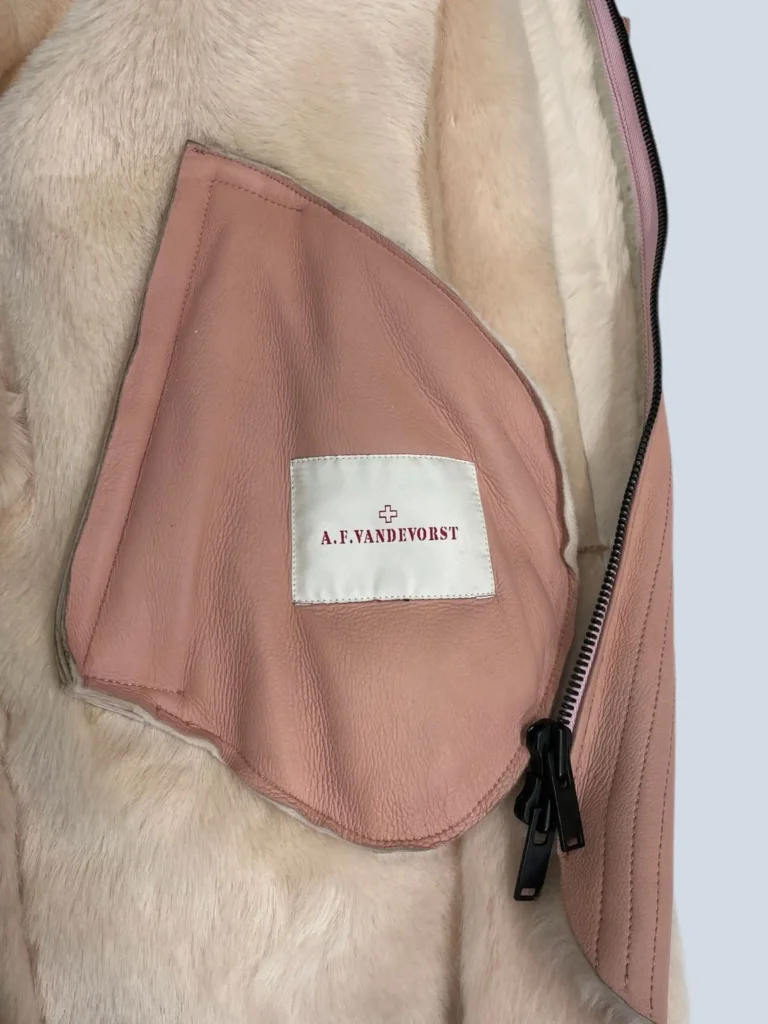Leather and shearling jacket, 44., photo 5 of 6