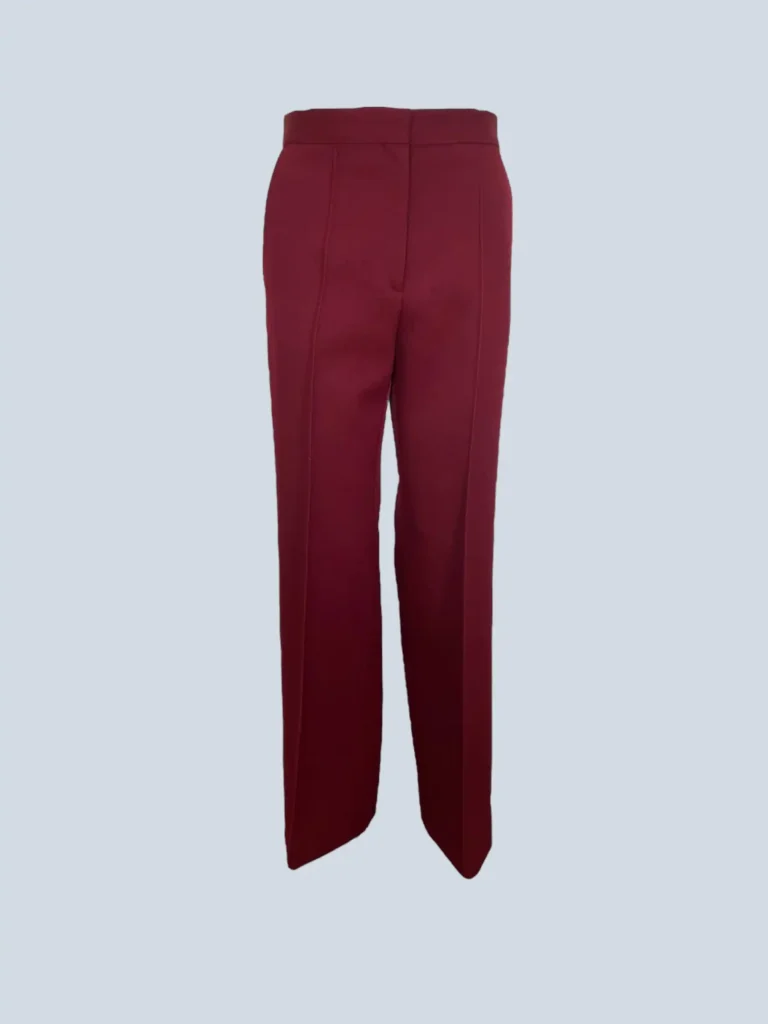 Pantaloni a gamba larga in lana, 38fr.