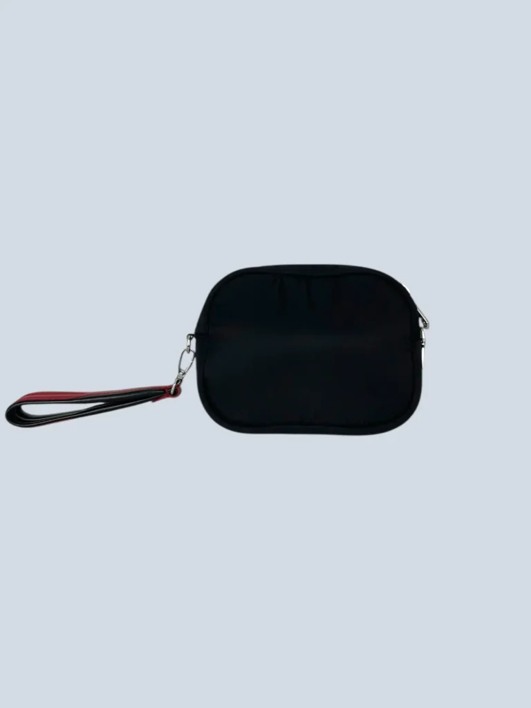 Pochette Wristlet in nylon e pelle., foto 4 di 8