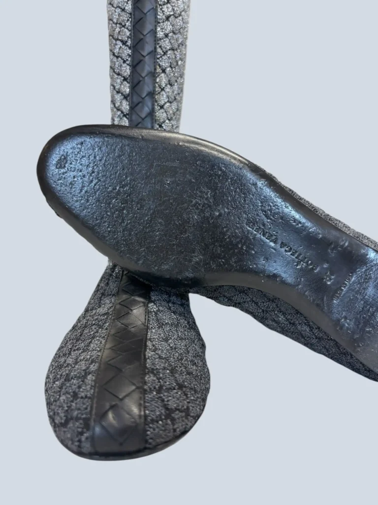 Lurex and braided leather boots, 37., photo 9 of 11