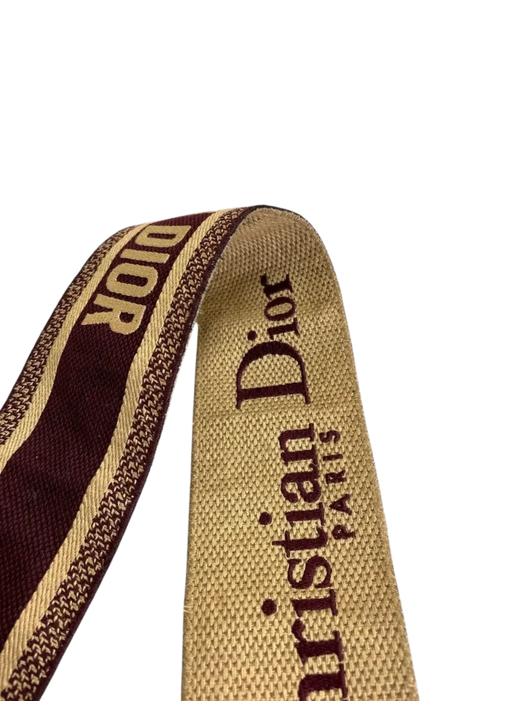 Logo embroidered canvas adjustable strap, photo 3 of 6