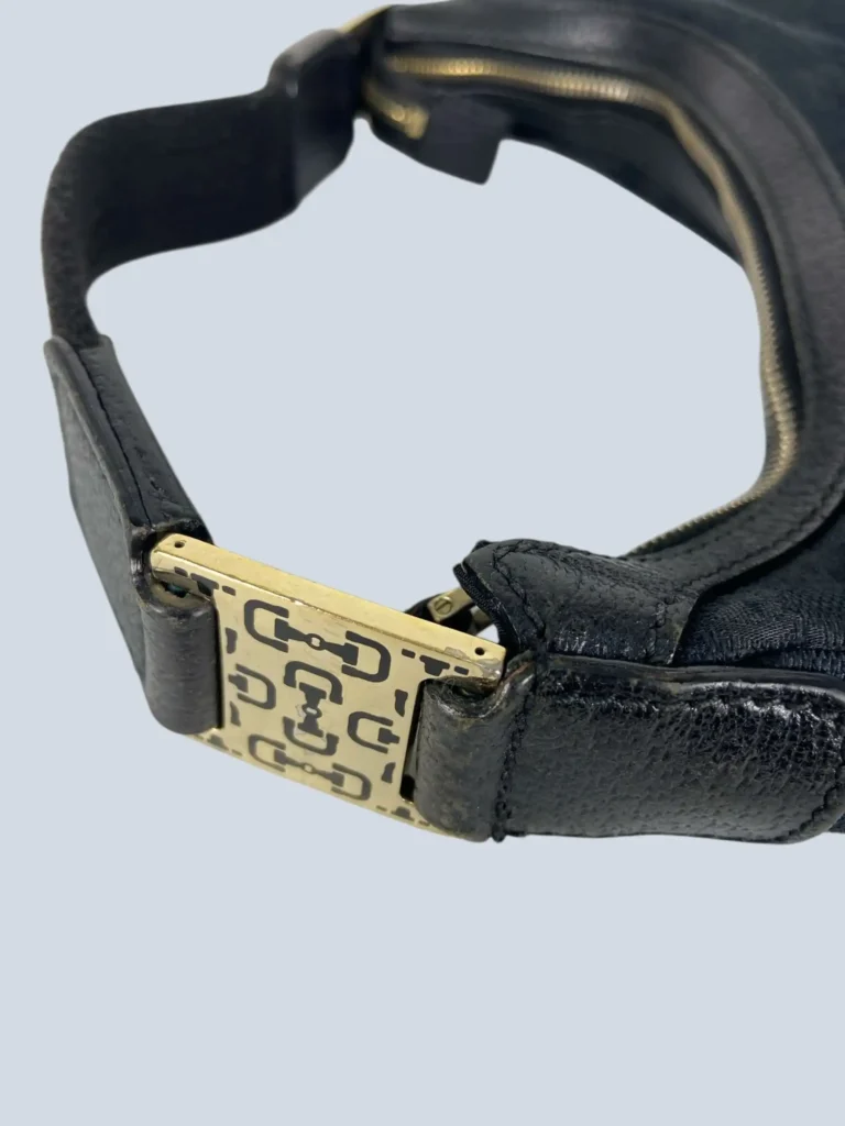 Borsa a mano in tela Monogram e pelle., foto 6 di 8