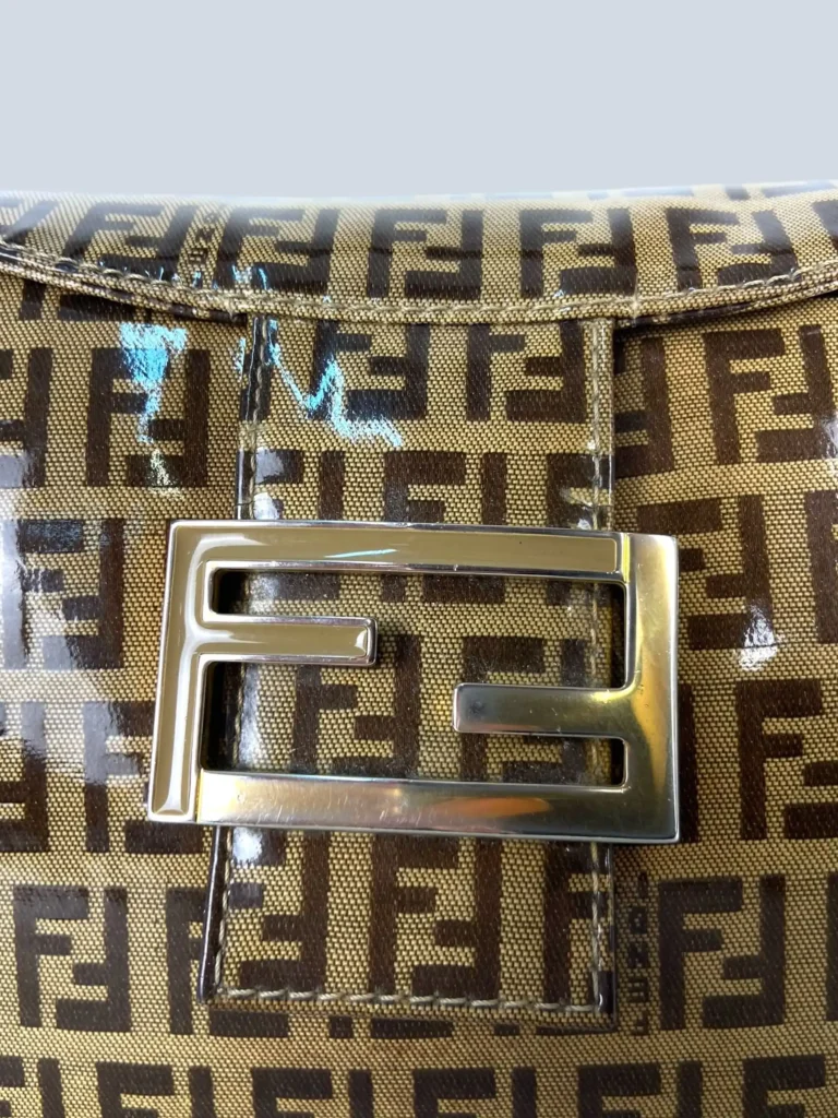 Zucchino vinyl Baguette shoulder bag, photo 8 of 10