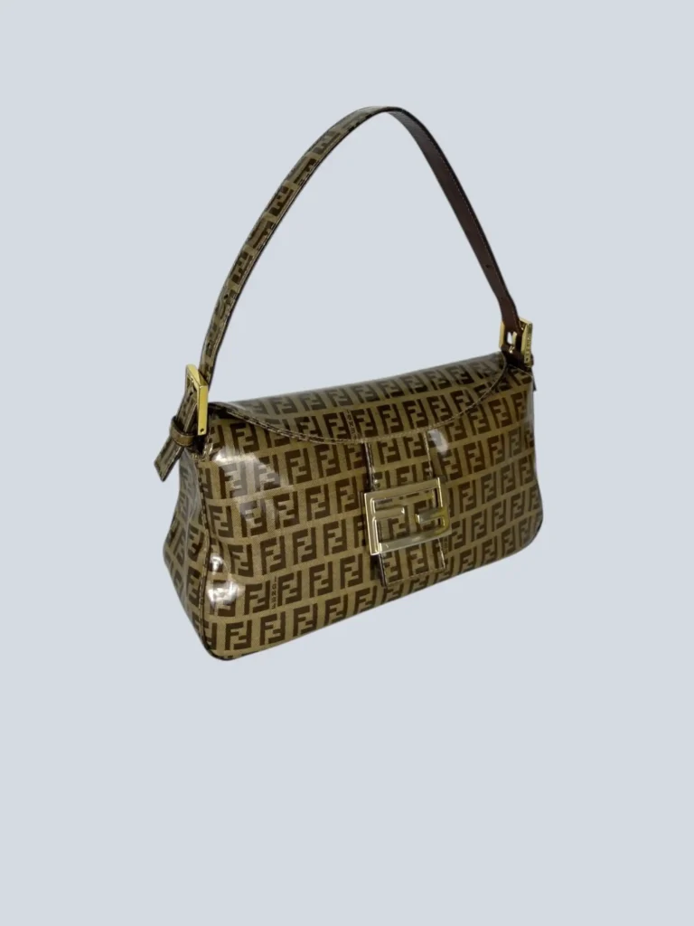 Zucchino vinyl Baguette shoulder bag, photo 2 of 10