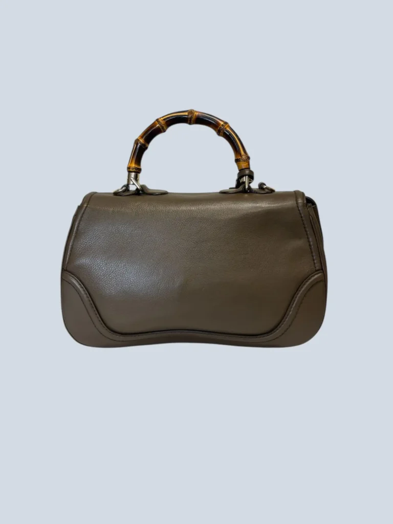 Borsa a spalla New Bamboo Large in pelle., foto 4 di 9