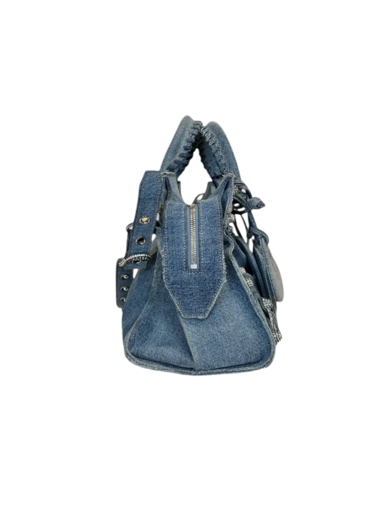 Neo Cagole denim and rhinestone bag, photo 3 of 9