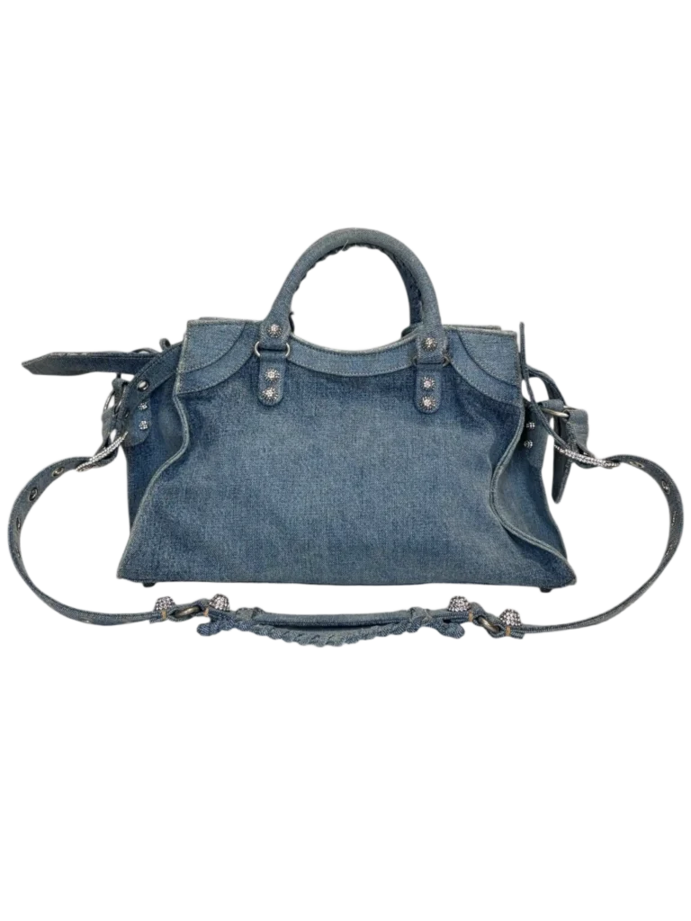 Neo Cagole denim and rhinestone bag, photo 4 of 9