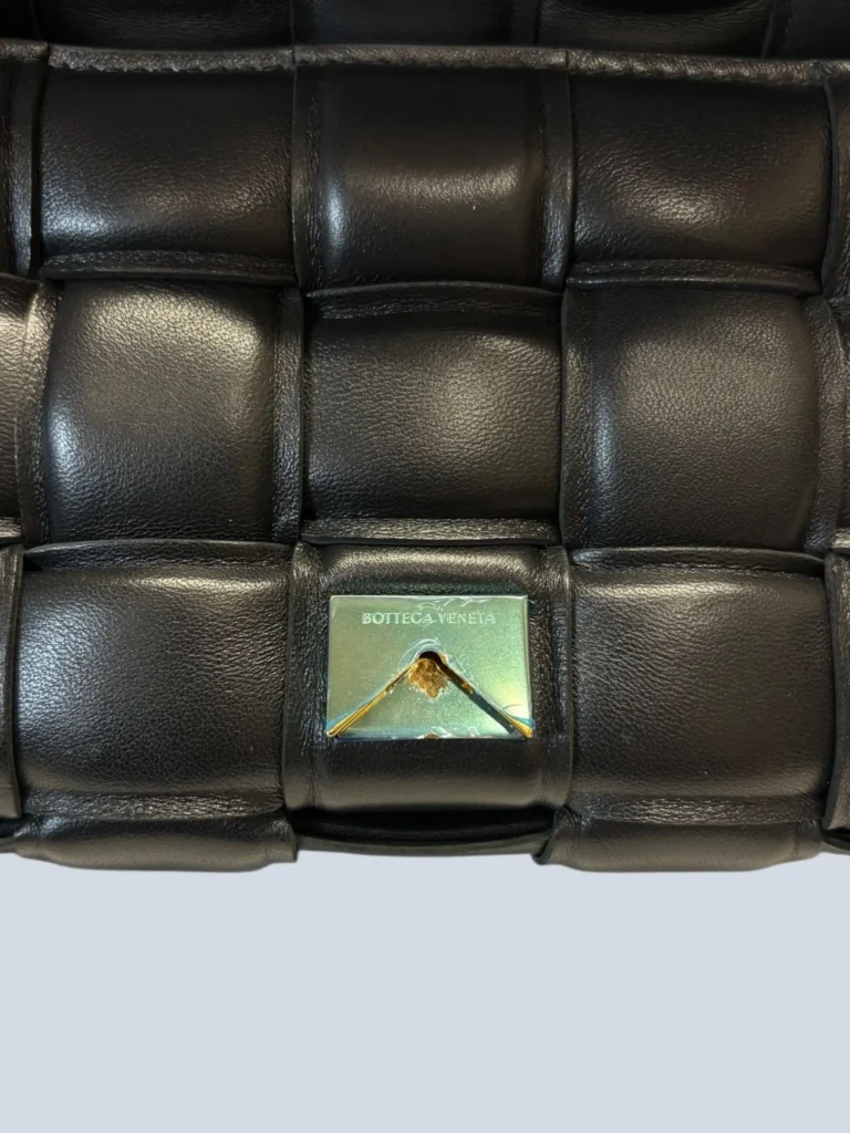 Borsa Padded Cassette piccola in pelle., foto 8 di 13