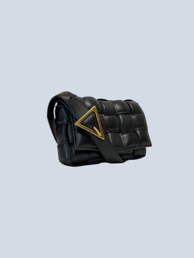 Borsa Padded Cassette piccola in pelle., foto 2 di 13
