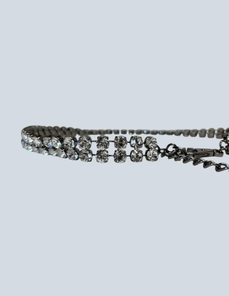 Metal and crystal belt, photo 4 of 7