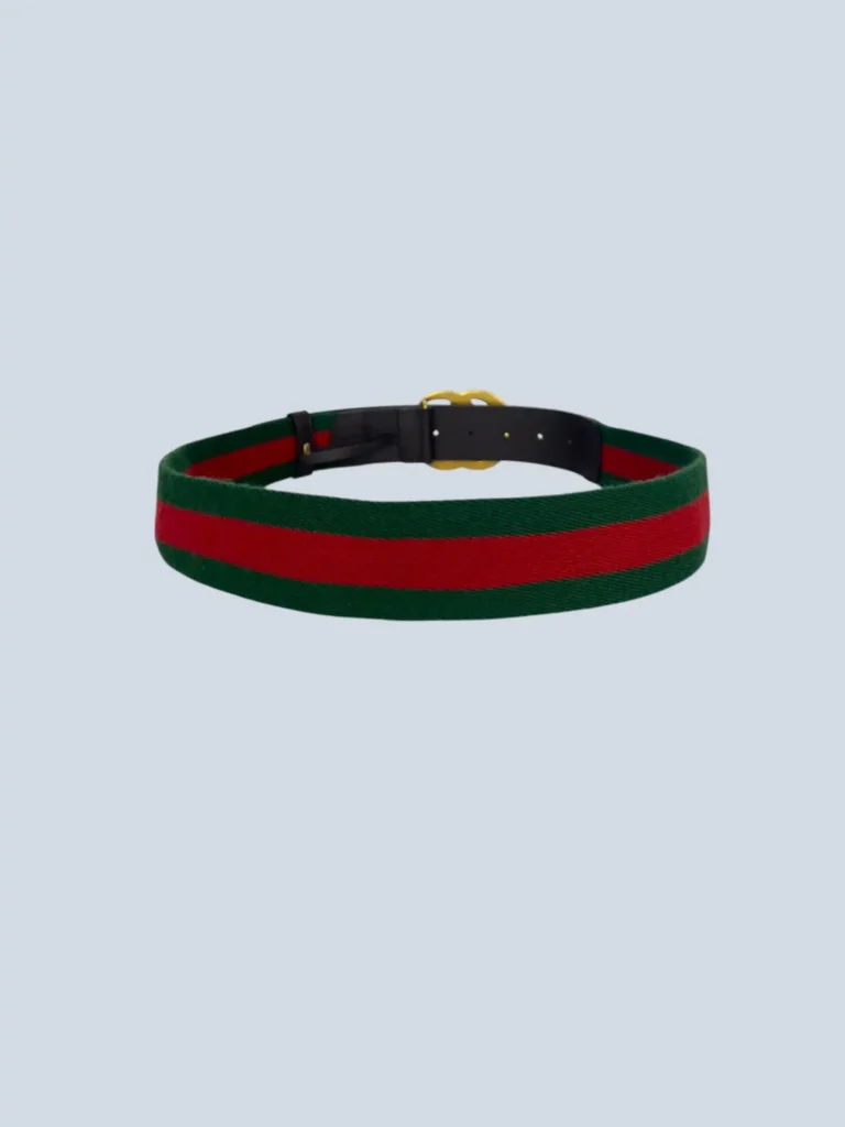 GG Marmont Web canvas and leather belt, 85., photo 2 of 4