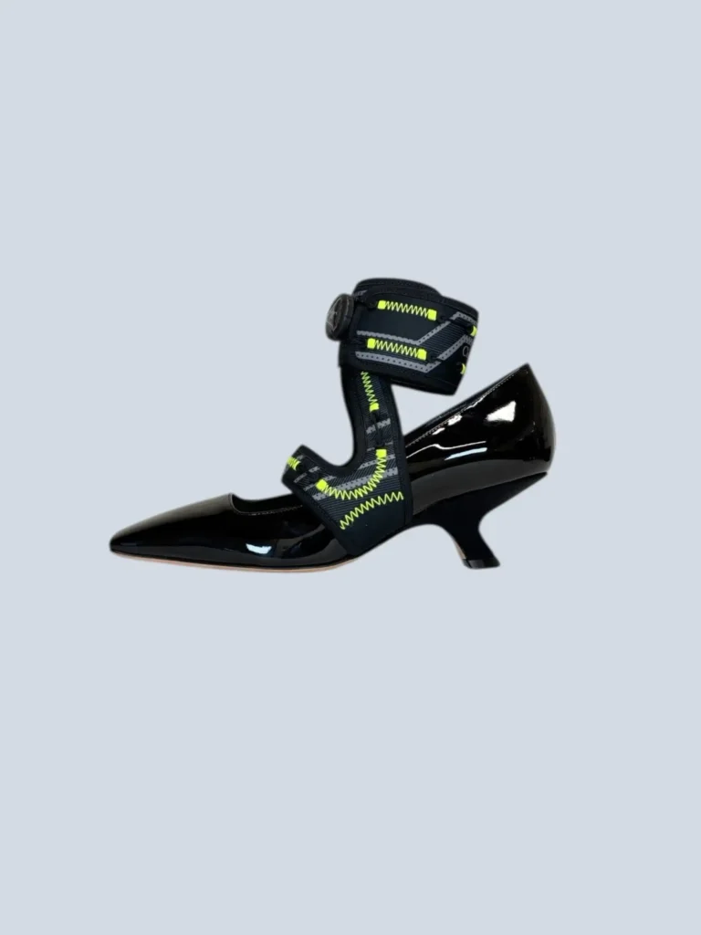 Dior x Roger Vivier, décolleté in vernice con impunture a vista, 36., foto 2 di 12