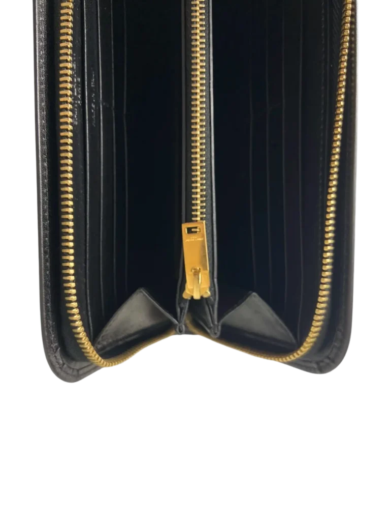 Smooth leather zip-around wallet, photo 4 of 7