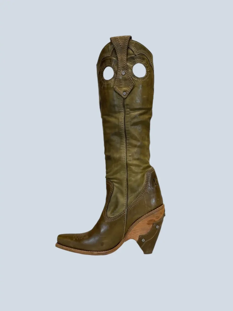 By John Galliano, leather Gaucho high boots, 37., photo 2 of 10