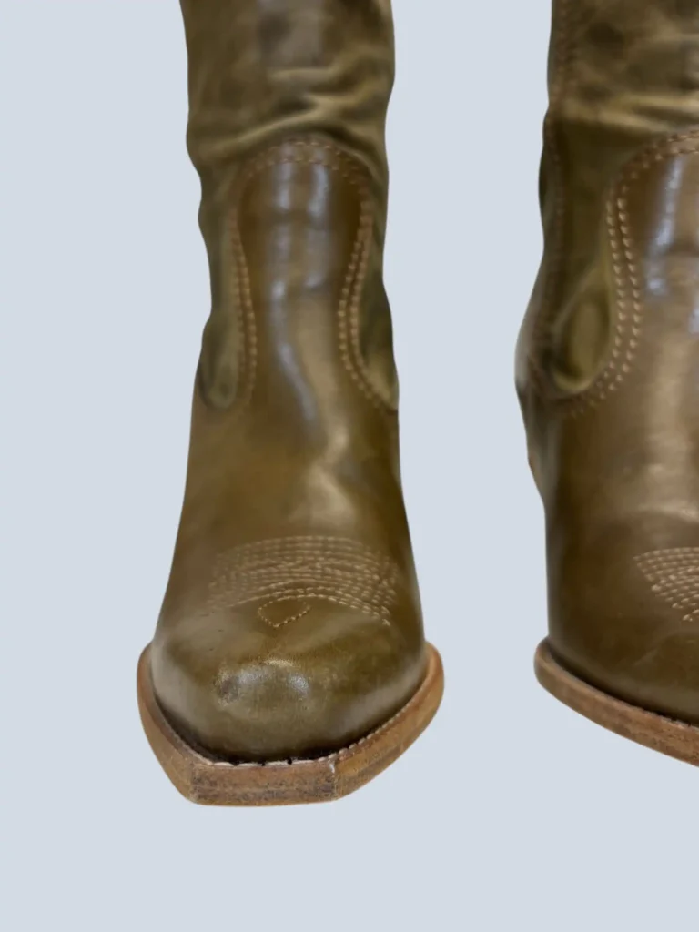By John Galliano, leather Gaucho high boots, 37., photo 10 of 10