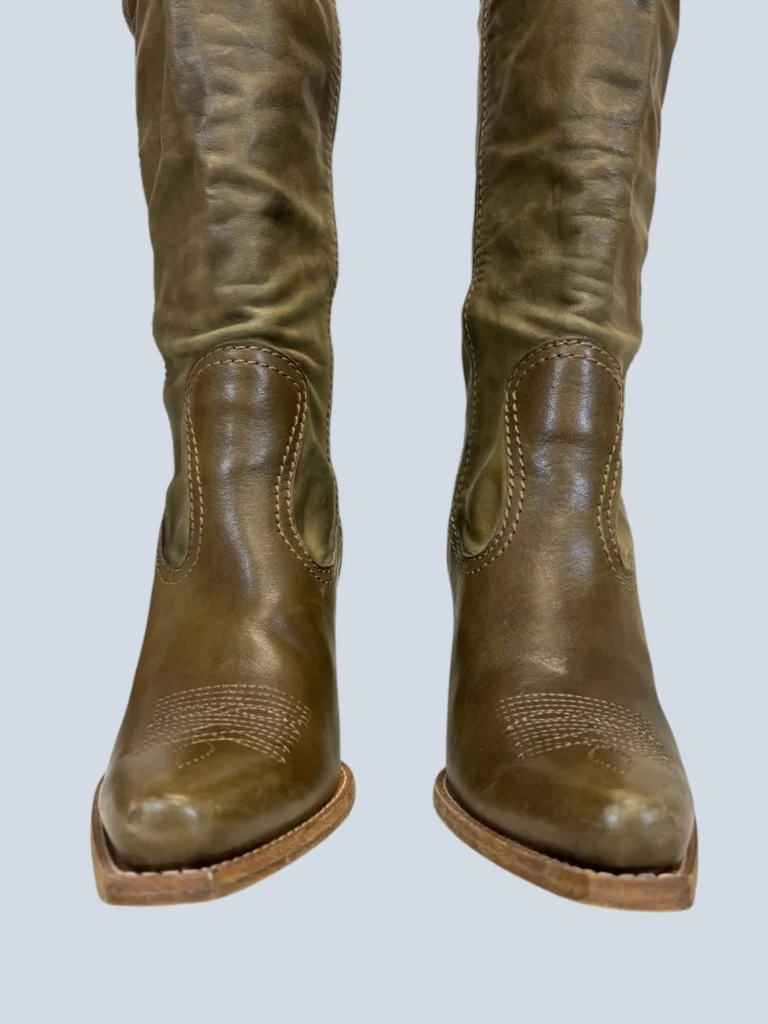 By John Galliano, leather Gaucho high boots, 37., photo 7 of 10