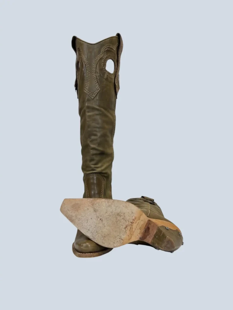 By John Galliano, leather Gaucho high boots, 37., photo 9 of 10