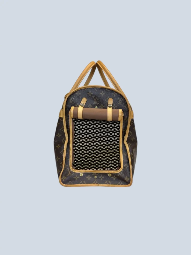 Dog Carrier in tela Monogram e pelle., foto 2 di 15