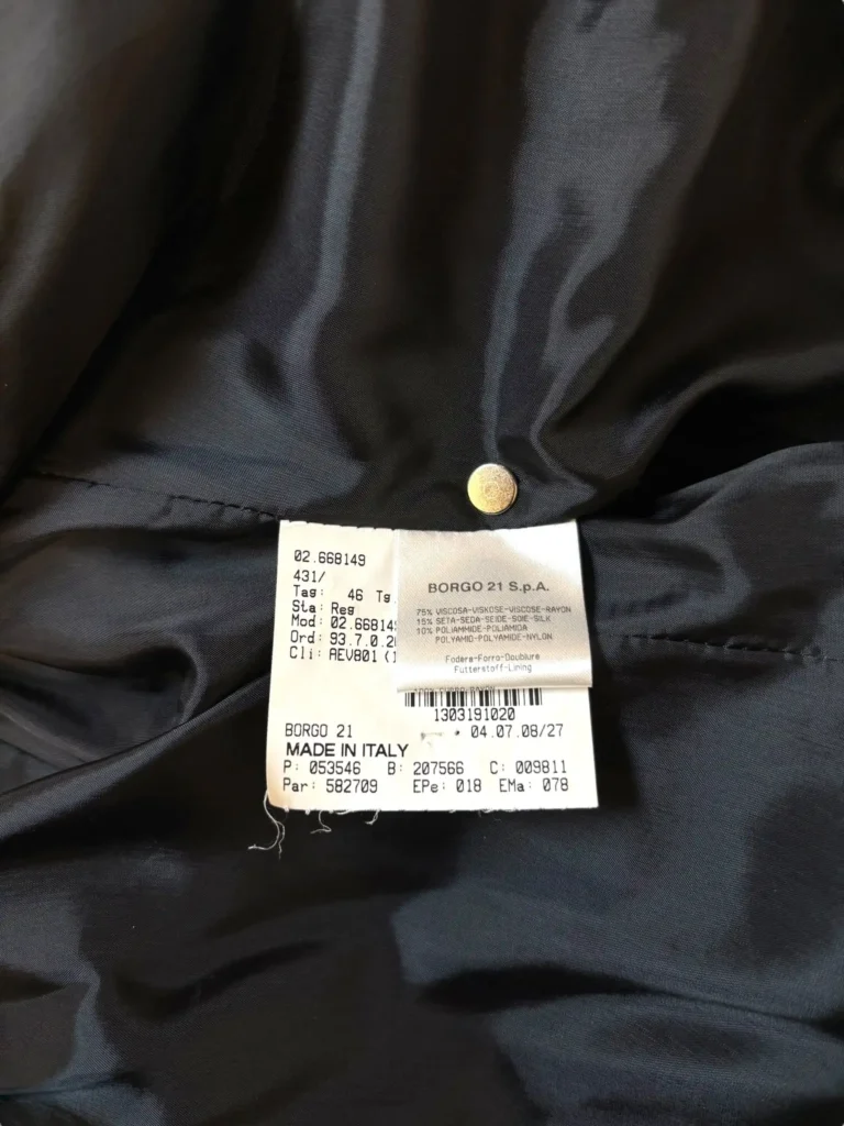 Blazer monopetto in velluto a coste con micro strass, 46., foto 5 di 8