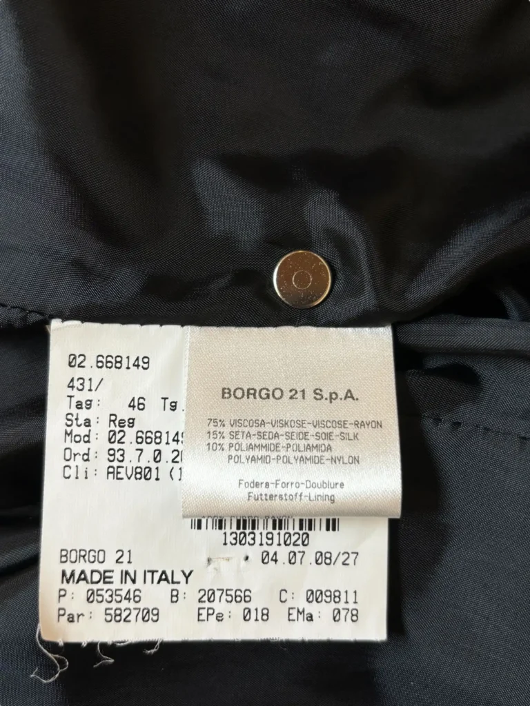 Blazer monopetto in velluto a coste con micro strass, 46., foto 6 di 8