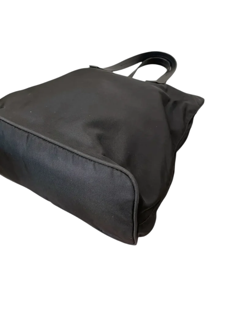 Nylon and leather top handle bag, photo 8 of 13