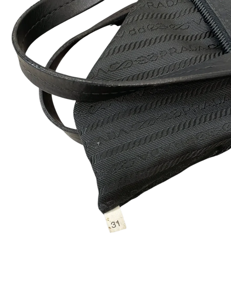 Nylon and leather top handle bag, photo 11 of 13