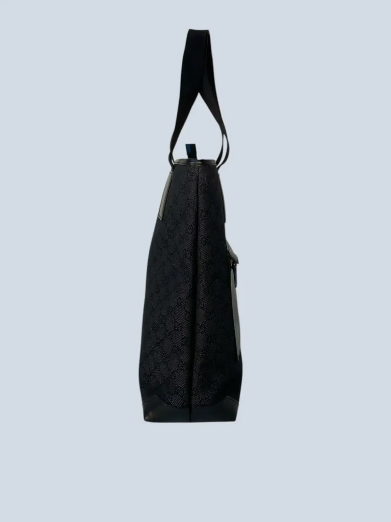 Borsa tote in tela Monogram e pelle., foto 2 di 12