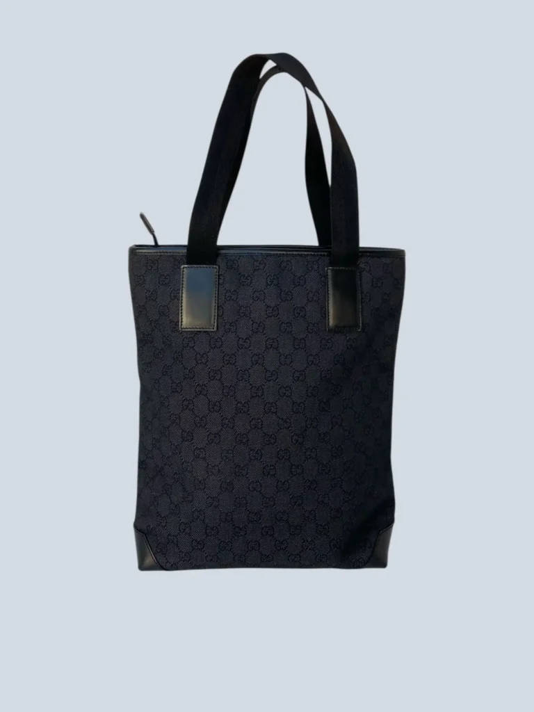 Borsa tote in tela Monogram e pelle., foto 3 di 12