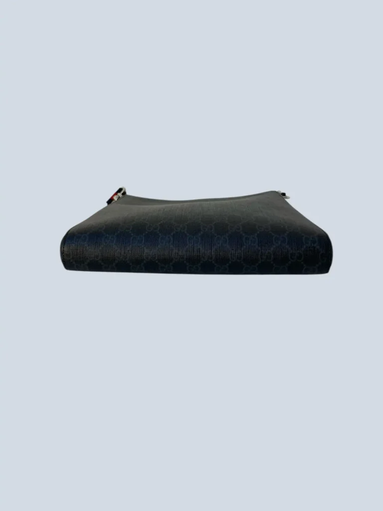 Borsa a tracolla Messenger Media in tela Monogram e pelle., foto 4 di 9