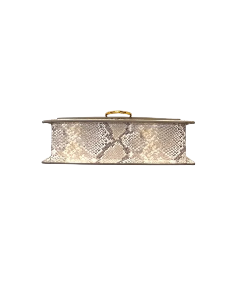 Le Grand Bambino python-print leather shoulder bag, photo 6 of 10