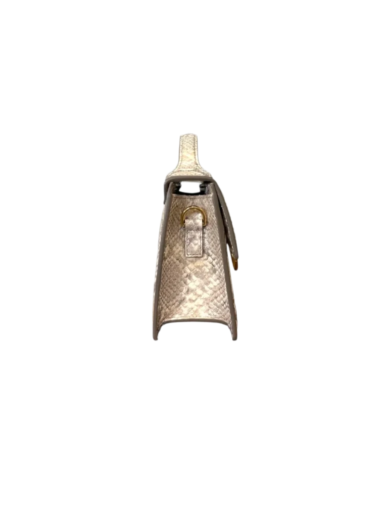Le Grand Bambino python-print leather shoulder bag, photo 4 of 10