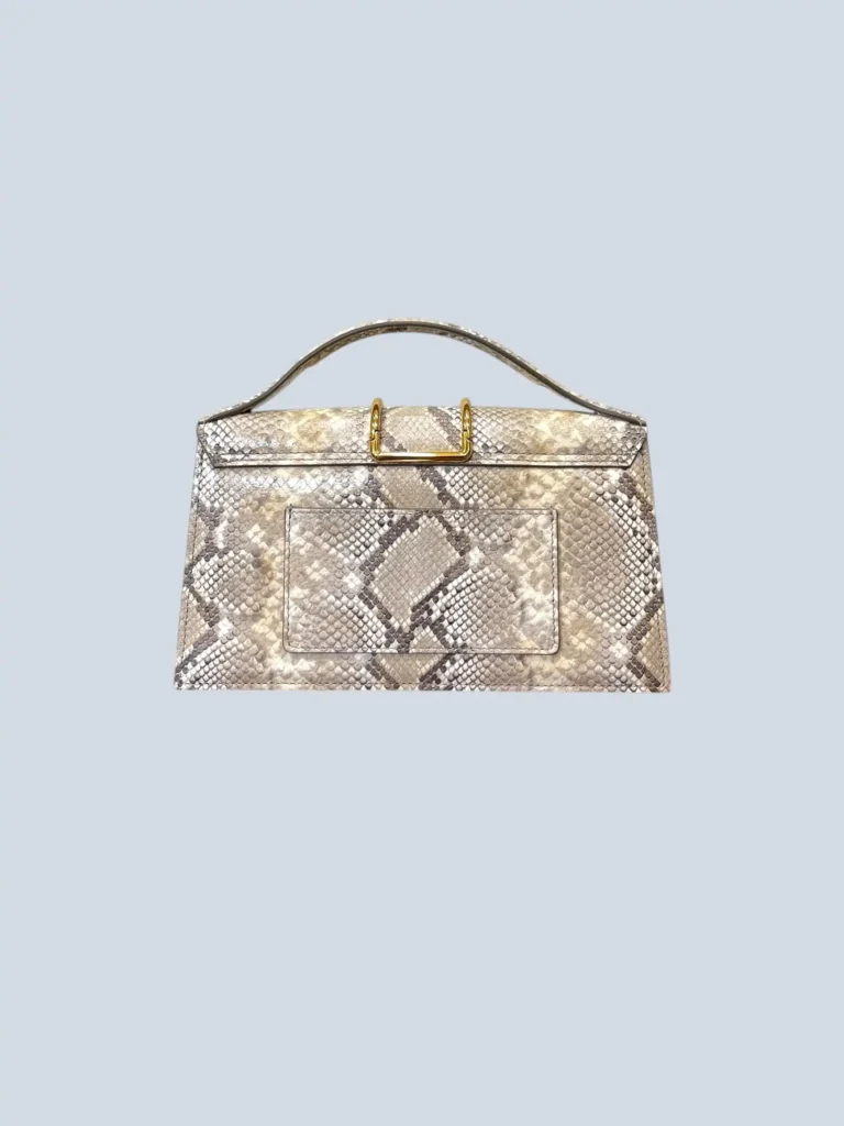 Borsa a tracolla Le Grand Bambino in pelle stampa pitone., foto 5 di 10