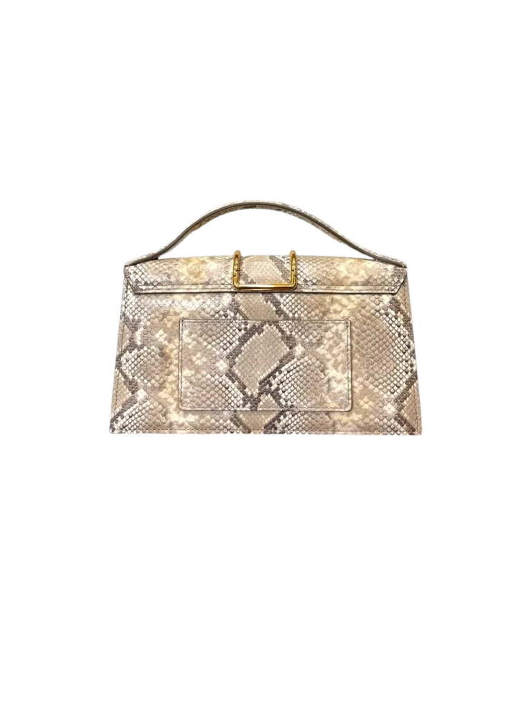 Le Grand Bambino python-print leather shoulder bag, photo 5 of 10