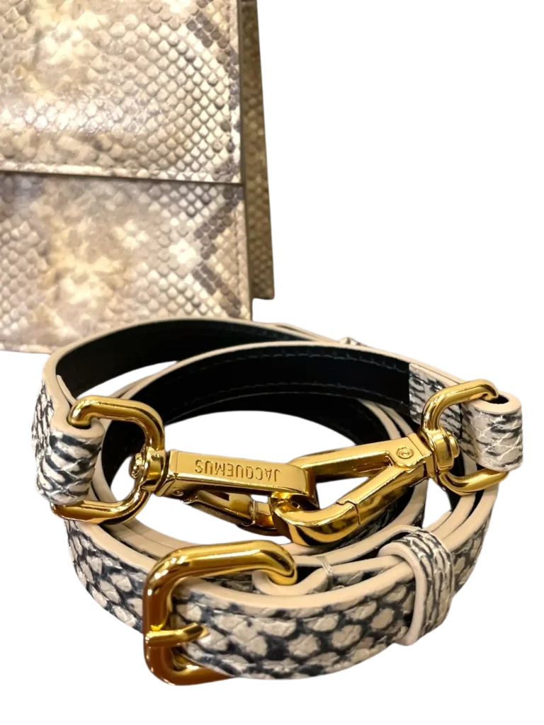 Le Grand Bambino python-print leather shoulder bag, photo 8 of 10