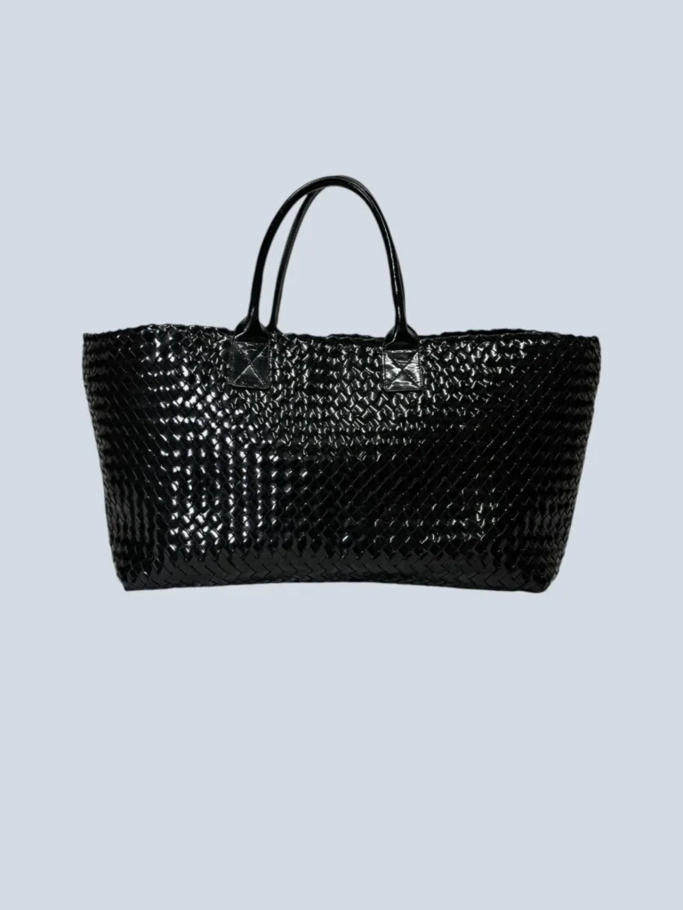 Borsa tote Cabat Grande in pelle lucida.