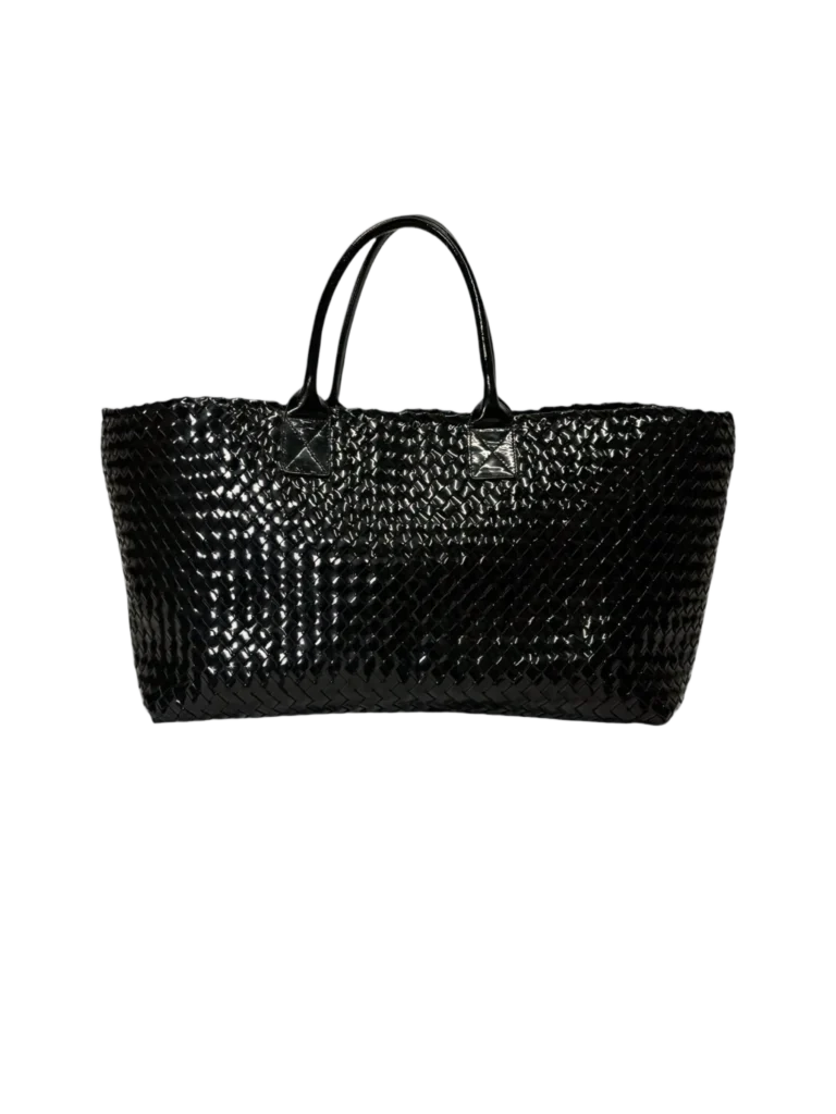 Borsa tote Cabat Grande in pelle lucida.