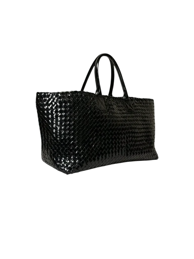 Borsa tote Cabat Grande in pelle lucida., foto 2 di 11