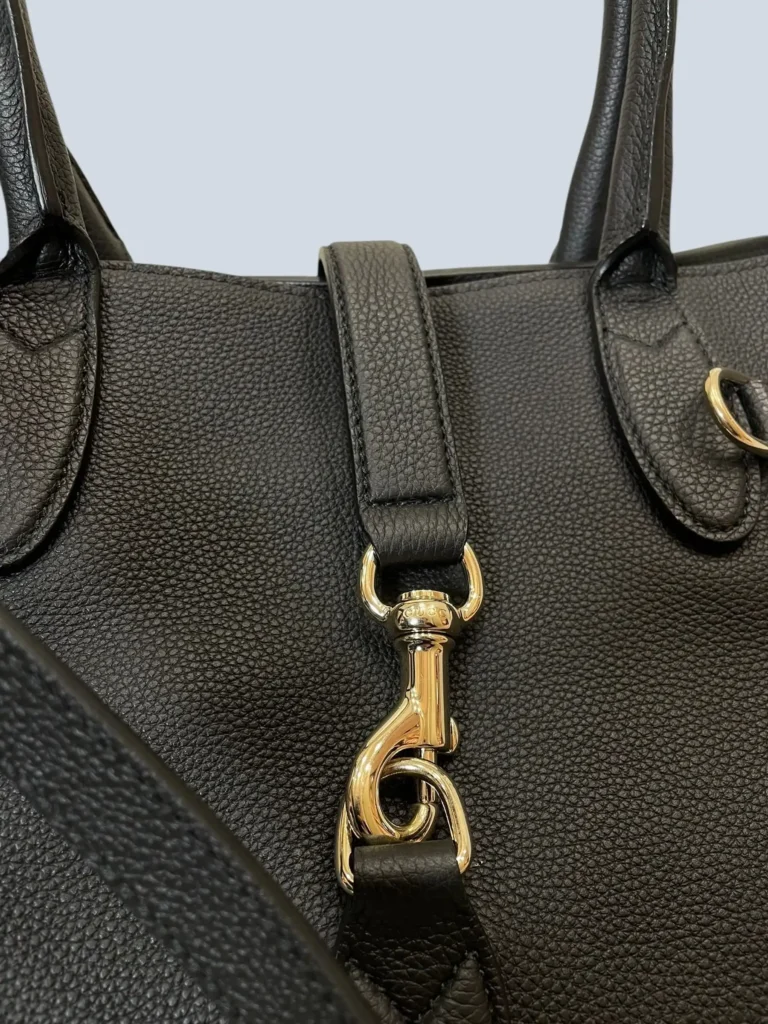 Borsa tote Jackie Gran Prix Soft Large in pelle martellata., foto 8 di 14