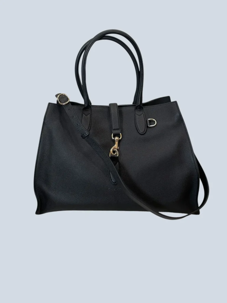 Borsa tote Jackie Gran Prix Soft Large in pelle martellata.
