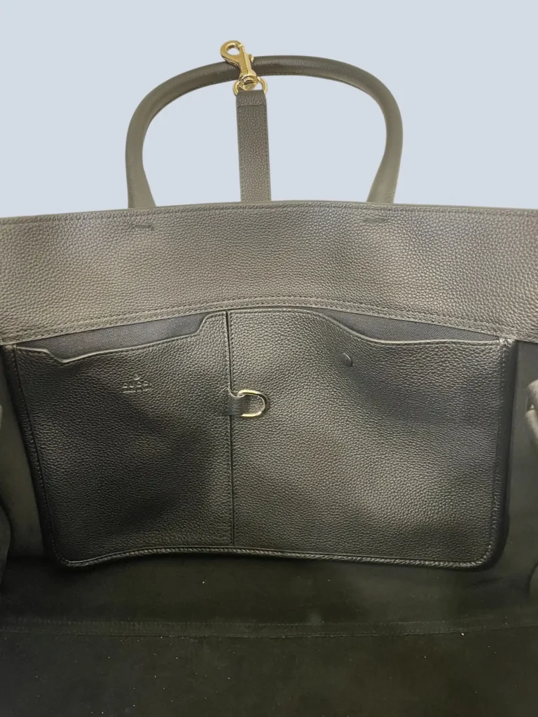 Borsa tote Jackie Gran Prix Soft Large in pelle martellata., foto 10 di 14