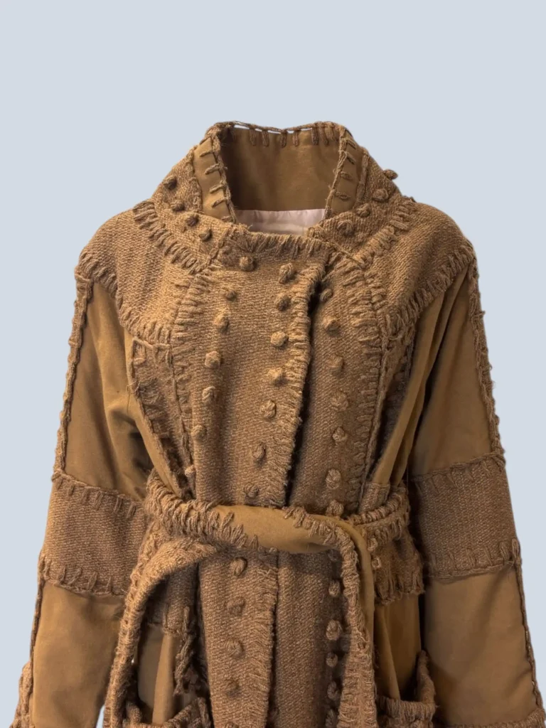 Cappotto lungo in lana lavorata, 36fr., foto 4 di 9