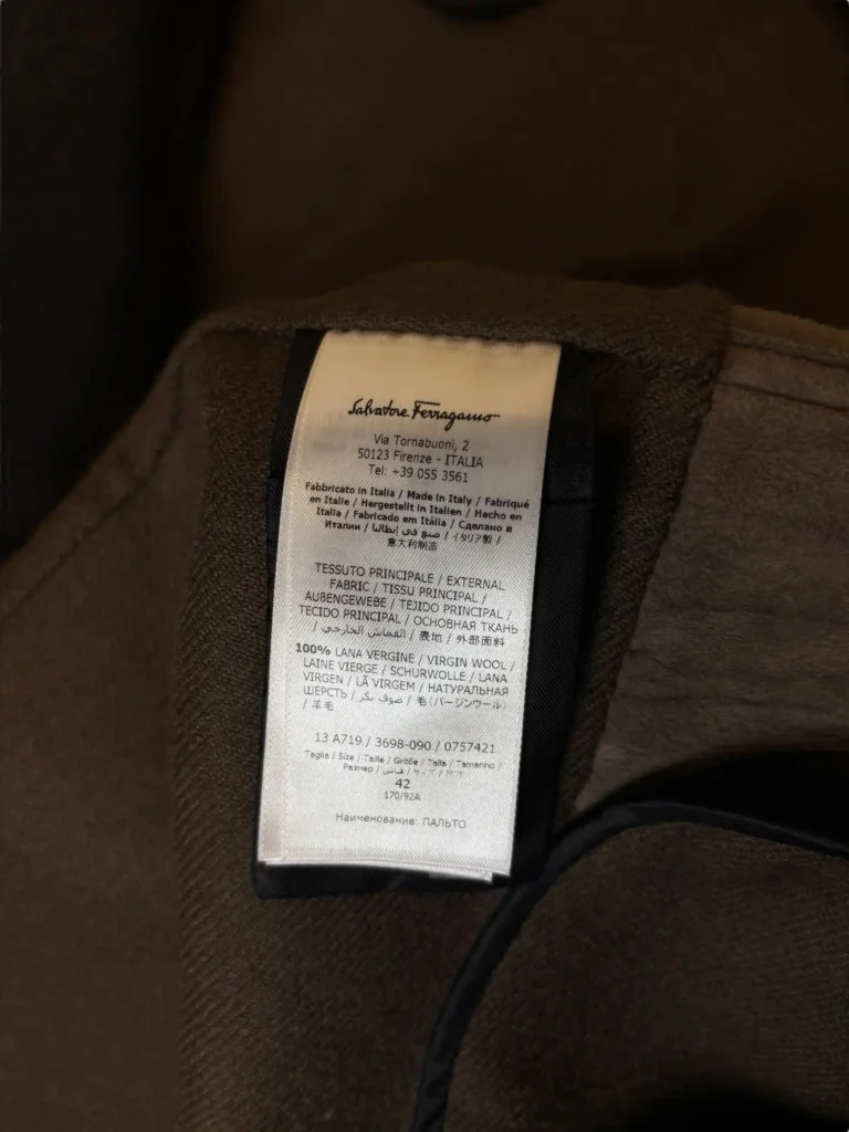 Wool and leather coat, 42., photo 9 of 10