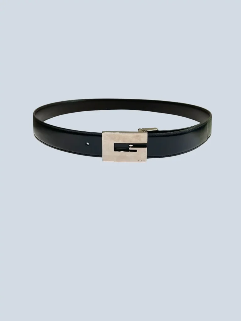 By Tom Ford, G logo brushed leather belt, 90.