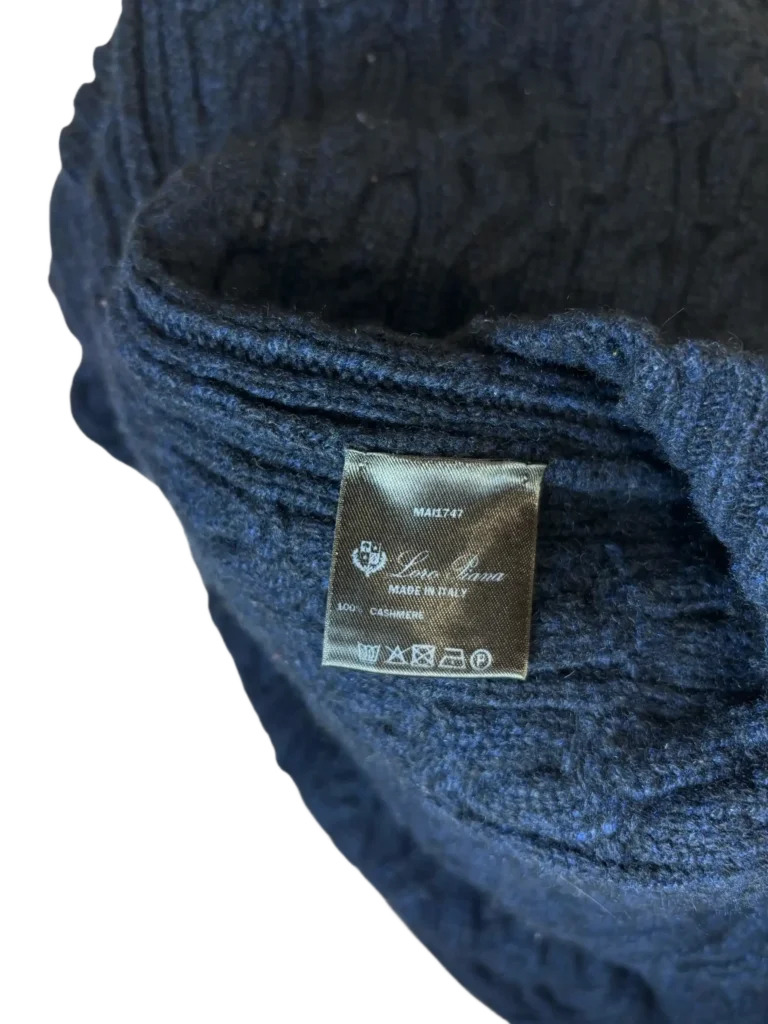 Maglione dolcevita a trecce in cachemire, L., foto 7 di 7