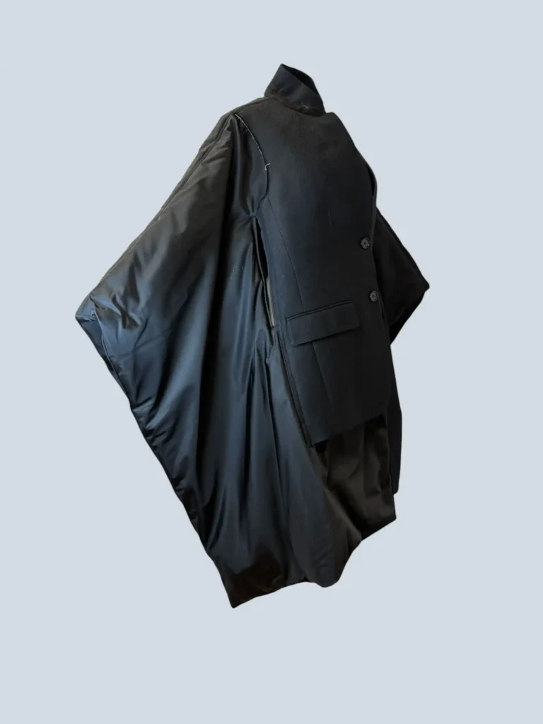 Mantella piumino in nylon e lana, XS/S., foto 2 di 8