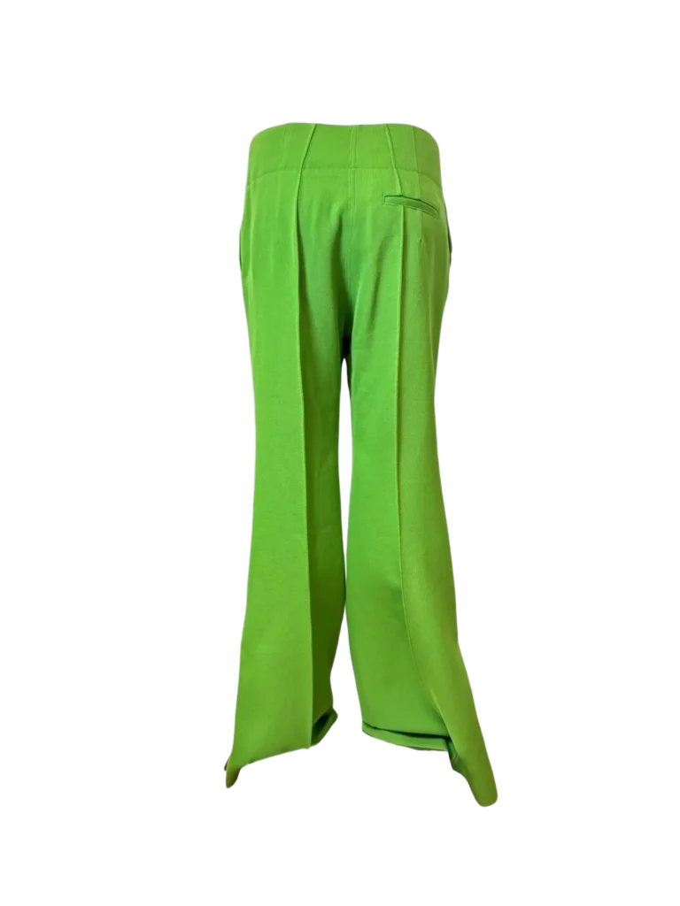 Pantaloni a zampa in lana., foto 3 di 6