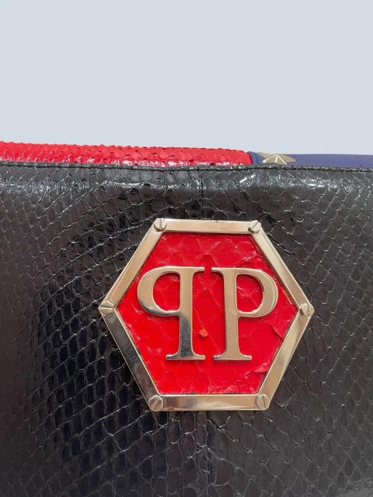 Pochette in pelle esotica US con strass., foto 7 di 10