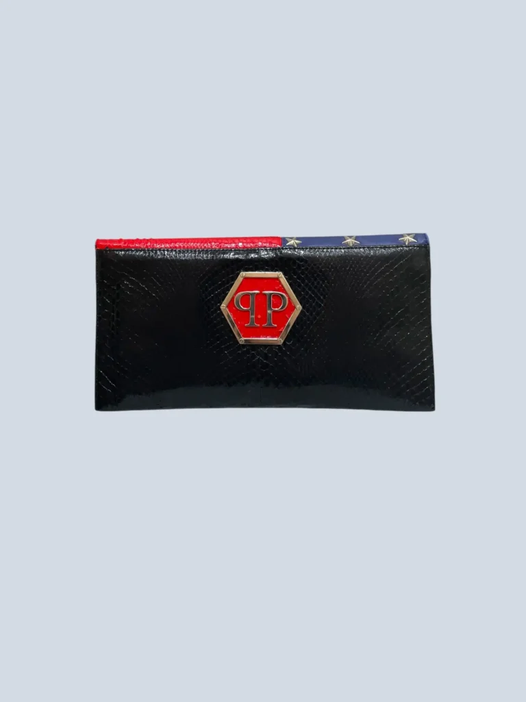 Pochette in pelle esotica US con strass., foto 2 di 10