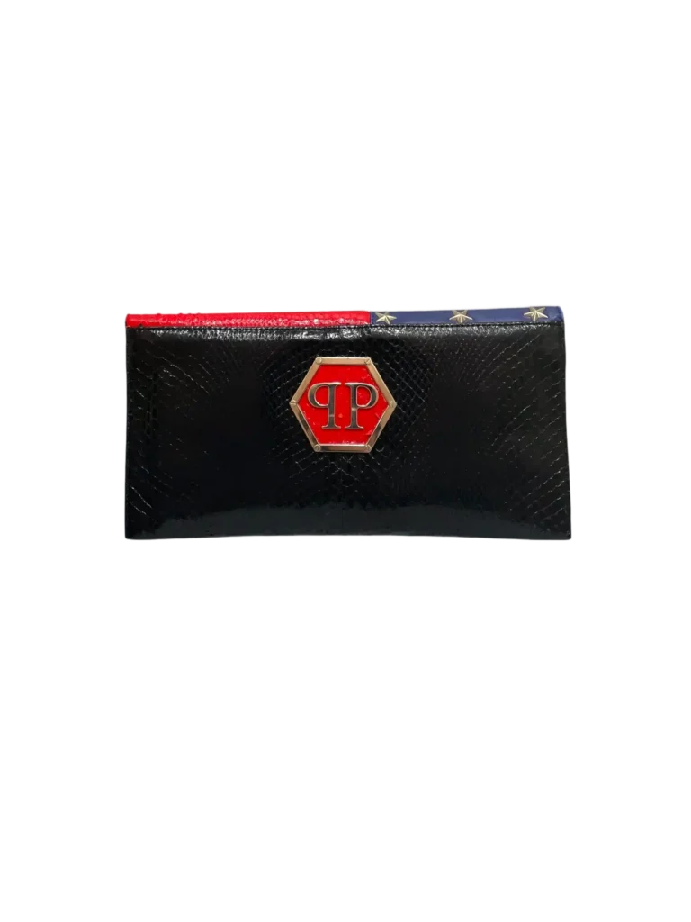 Pochette in pelle esotica US con strass., foto 2 di 10