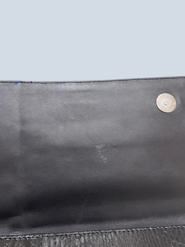 Pochette in pelle esotica US con strass., foto 8 di 10